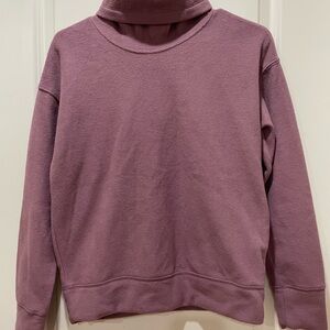 Old Navy Purple Soft Fleece Funnel Neck Sweatshirt Size XS